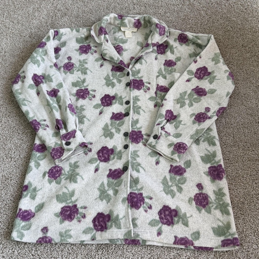 Vintage Victoria's Secret Country Sleepshirt Womens Medium Floral Sleepwear